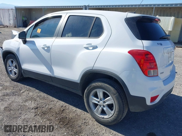 2020 Chevrolet Trax LS with VIN 3GNCJKSB4LL332316, listed as a IAAI auction lot 42486061 with Not provided miles and . Bid and sale history available at DreamBid. Image 3.