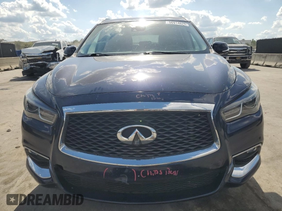 2020 Infiniti QX60 Signature Edition with VIN 5N1DL0MM5LC521896, listed as a Copart auction lot 56914625 with 67,367 mi miles and Salvage title. Bid and sale history available at DreamBid. Image 5.