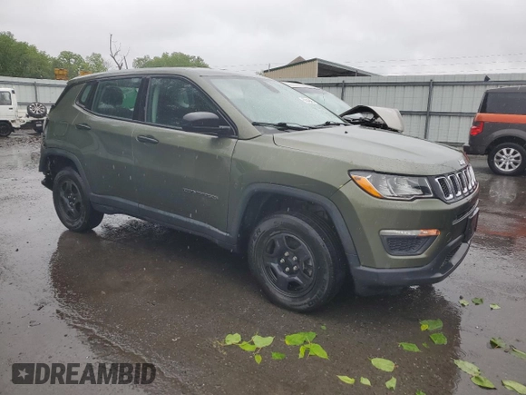 2018 Jeep Compass Sport z VIN 3C4NJDABXJT163155, wystawiony jako Copart lot #58648405 z przebiegiem 93 099 mil mil oraz Szkoda całkowita • Salvage title. Historia ofert i sprzedaży dostępna na DreamBid. Obrazek 4.