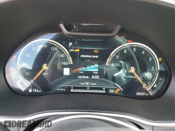 2022 Genesis GV80 with VIN KMUHCESC0NU084316, listed as a Copart auction lot 51074605 with 56,261 mi miles and Non Repairable. Bid and sale history available at DreamBid. Image 9.