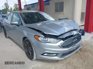 2018 Ford Fusion SE with VIN 3FA6P0HD7JR279726, listed as a IAAI auction lot 41269578 with 86,854 mi miles. Bid and sale history available at carsss.com. Image 1.