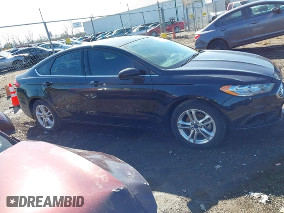 2018 Ford Fusion SE with VIN 3FA6P0HD8JR201925, listed as a IAAI auction lot 41828166 with 144,385 mi miles. Bid and sale history available at carsss.com. Image 13.