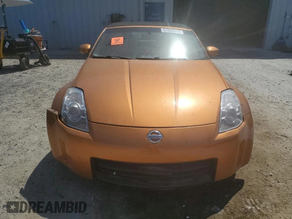 2006 Nissan 350Z Touring with VIN JN1AZ36A76M455928, listed as a Copart auction lot 51099565 with 0 mi miles and Salvage Title. Bid and sale history available at carsss.com. Image 5.