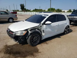 2015 Volkswagen GTI SE with VIN 3VW4T7AU6FM006293, listed as a Copart auction lot 54903534 with 109,330 mi miles and Salvage Title. Bid and sale history available at DreamBid. Image 1.