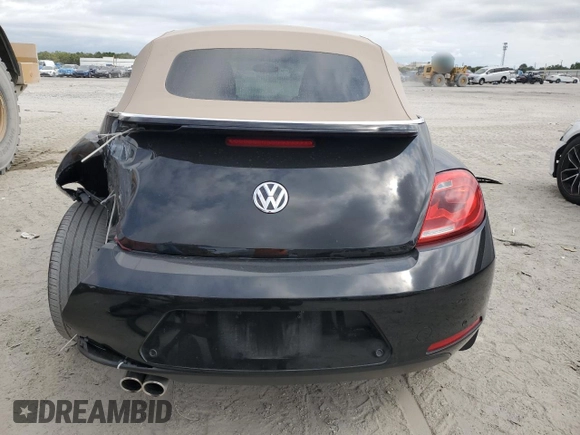 2015 Volkswagen Beetle 1.8T w/Tech with VIN 3VW517AT0FM805617, listed as a Copart auction lot 54699545 with 50,247 mi miles and Non Repairable. Bid and sale history available at DreamBid. Image 6.