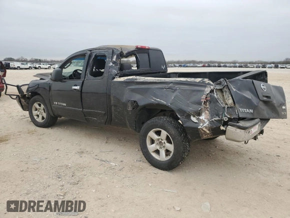 2006 Nissan Titan SE with VIN 1N6BA06BX6N534341, listed as a Copart auction lot 46080875 with 258,072 mi miles and Salvage Title. Bid and sale history available at carsss.com. Image 2.