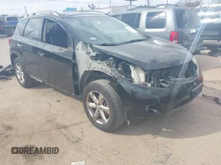 2010 Nissan Murano S with VIN JN8AZ1MU0AW016019, listed as a IAAI auction lot 41498255 with 207,317 mi miles. Bid and sale history available at carsss.com. Image 1.