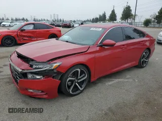 2020 Honda Accord Sport with VIN 1HGCV2F30LA026075, listed as a Copart auction lot 59786485 with 65,594 mi miles and Salvage title. Bid and sale history available at DreamBid. Image 1.