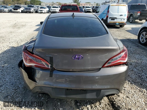2013 Hyundai Genesis Coupe R-Spec z VIN KMHHT6KDXDU101716, wystawiony jako Copart lot #52415625 z przebiegiem 136 346 mil mil oraz Szkoda całkowita • Salvage title. Historia ofert i sprzedaży dostępna na DreamBid. Obrazek 6.