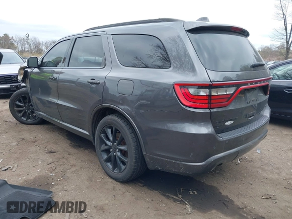 2017 Dodge Durango GT with VIN 1C4RDJDGXHC907082, listed as a IAAI auction lot 42042615 with 72,721 mi miles and . Bid and sale history available at DreamBid. Image 3.