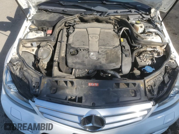 2013 Mercedes-Benz C 350 Sport with VIN WDDGF5HB2DA819212, listed as a Copart auction lot 52918595 with 108,555 mi miles and Salvage Title. Bid and sale history available at DreamBid. Image 11.