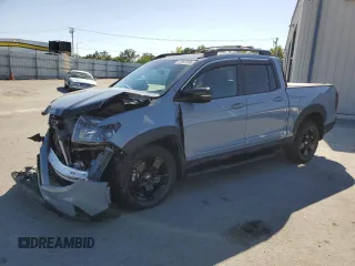 2025 Honda Ridgeline Black Edition with VIN 5FPYK3F83SB000078, listed as a Copart auction lot 57957345 with 3,865 mi miles and Salvage title. Bid and sale history available at DreamBid. Image 1.