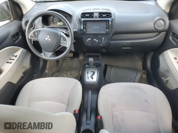 2019 Mitsubishi Mirage ES z VIN ML32F3FJ3KHF04464, wystawiony jako Copart lot #57305415 z przebiegiem 117 497 mil mil oraz Szkody całkowita. Historia ofert i sprzedaży dostępna na DreamBid. Obrazek 8.
