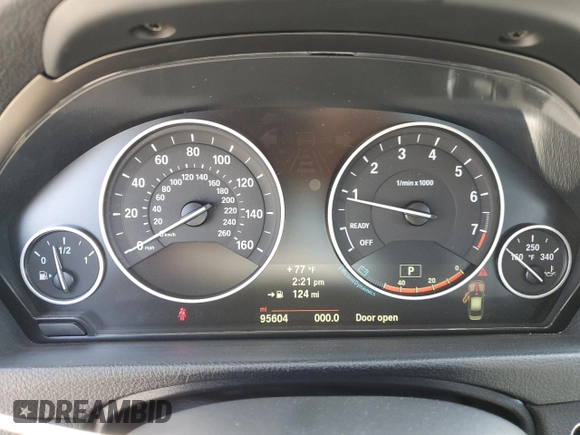 2014 BMW 3 Series 320i with VIN WBA3B1C55EK133687, listed as a Copart auction lot 63049945 with 95,604 mi miles and Salvage title. Bid and sale history available at DreamBid. Image 9.