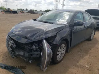 2024 Nissan Sentra S with VIN 3N1AB8BV9RY293702, listed as a Copart auction lot 61200965 with 3,049 mi miles and Salvage title. Bid and sale history available at DreamBid. Image 1.