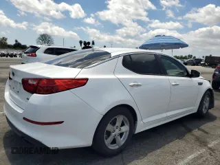 2015 Kia Optima LX with VIN KNAGM4A70F5605196, listed as a Copart auction lot 56984125 with 150,500 mi miles and Clean Title. Bid and sale history available at DreamBid. Image 3.