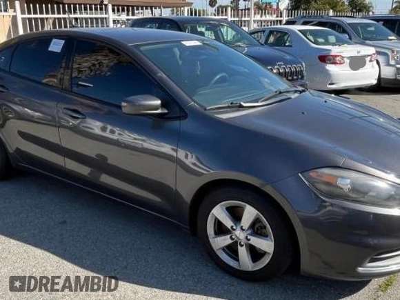 2016 Dodge Dart SXT with VIN 1C3CDFBB8GD652956, listed as a Copart auction lot 45603165 with 73,105 mi miles and Clean Title. Bid and sale history available at carsss.com. Image 1.