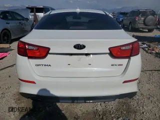 2014 Kia Optima EX with VIN 5XXGN4A77EG300577, listed as a Copart auction lot 52990645 with Not Provided miles and Salvage Title. Bid and sale history available at carsss.com. Image 6.