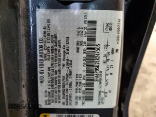 2020 Ford Fusion Titanium with VIN 3FA6P0SU2LR247505, listed as a Copart auction lot 58036325 with 73,658 mi miles and Salvage title. Bid and sale history available at DreamBid. Image 12.