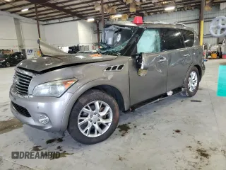 2013 Infiniti QX56 with VIN JN8AZ2NC4D9330416, listed as a Copart auction lot 70080304 with 0 mi miles and Salvage Title. Bid and sale history available at carsss.com. Image 1.