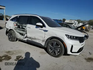 2023 Kia Sorento SX Prestige with VIN KNDRMDLH9P5205172, listed as a Copart auction lot 76367494 with 17,821 mi miles and Salvage title. Bid and sale history available at DreamBid. Image 4.