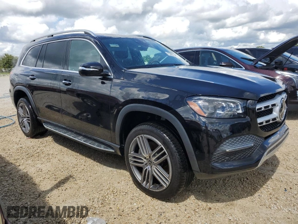 2021 Mercedes-Benz GLS 450 with VIN 4JGFF5KE3MA382289, listed as a Copart auction lot 73892044 with 52,262 mi miles and Salvage Title. Bid and sale history available at DreamBid. Image 4.