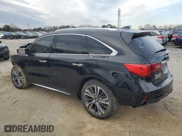 2019 Acura MDX Technology with VIN 5J8YD4H71KL032653, listed as a Copart auction lot 45511055 with Not provided miles and Salvage title. Bid and sale history available at DreamBid. Image 2.