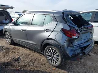 2023 Nissan Kicks SV with VIN 3N1CP5CV4PL523471, listed as a IAAI auction lot 41099253 with 27,211 mi miles. Bid and sale history available at carsss.com. Image 3.