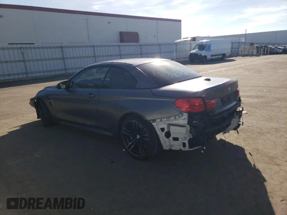 2016 BMW M4 with VIN WBS3U9C58GP968936, listed as a Copart auction lot 83243814 with 53,530 mi miles and Salvage Title. Bid and sale history available at carsss.com. Image 2.