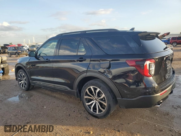 2022 Ford Explorer ST-Line with VIN 1FMSK7KH1NGA28334, listed as a Copart auction lot 85767614 with 44,802 mi miles and Salvage Title. Bid and sale history available at carsss.com. Image 2.