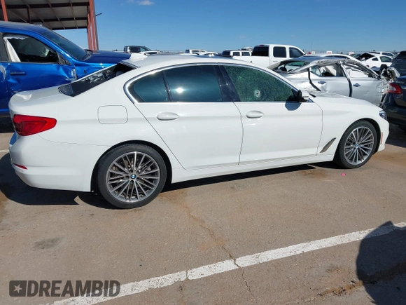 2019 BMW 5 Series 530i with VIN WBAJA5C55KWW41678, listed as a IAAI auction lot 41410453 with 89,756 mi miles and . Bid and sale history available at DreamBid. Image 13.