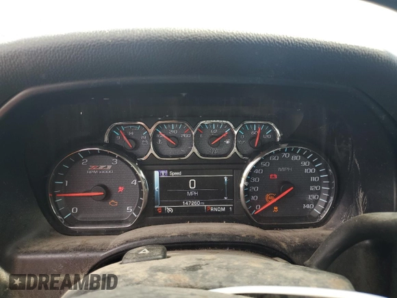 2015 Chevrolet Silverado 3500HD LT with VIN 1GC4KZC87FF151151, listed as a Copart auction lot 71650684 with 147,260 mi miles and Salvage Title. Bid and sale history available at carsss.com. Image 9.