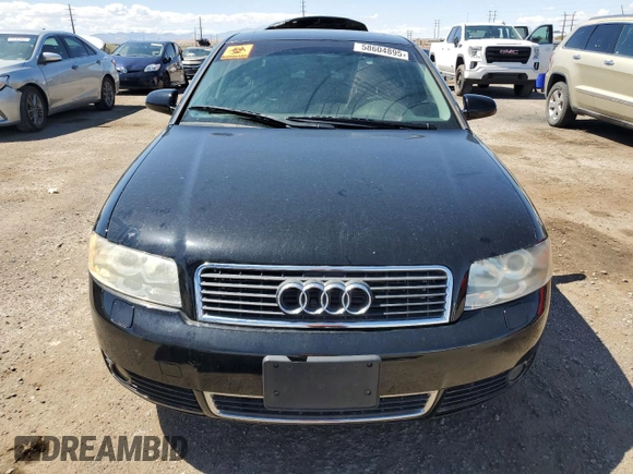 2003 Audi A4 1.8T z VIN WAUJC68E73A377743, wystawiony jako Copart lot #58604895 z przebiegiem 157 497 mil mil oraz Czysty tytuł • Clean title. Historia ofert i sprzedaży dostępna na DreamBid. Obrazek 5.