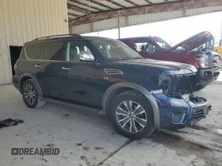 2020 Nissan Armada SL with VIN JN8AY2ND9L9106925, listed as a Copart auction lot 51975995 with 136,174 mi miles and Non Repairable. Bid and sale history available at carsss.com. Image 4.