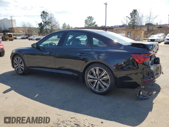 2021 Audi A6 Premium Plus with VIN WAUE8AF2XMN034062, listed as a Copart auction lot 47009385 with 8,674 mi miles and Salvage Title. Bid and sale history available at carsss.com. Image 2.
