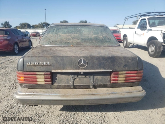 1988 Mercedes-Benz 420 Series 420SEL with VIN WDBCA35D5JA388327, listed as a Copart auction lot 74394414 with NaN miles and Salvage Title. Bid and sale history available at carsss.com. Image 6.