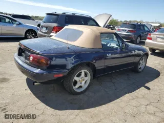 1996 Mazda MX5 Miata with VIN JM1NA3538T0710596, listed as a Copart auction lot 50073515 with 51546 miles and Clean Title. Bid and sale history available at carsss.com. Image 3.