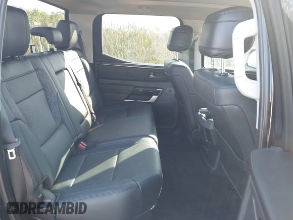 2024 Toyota Tundra Limited Hybrid with VIN 5TFJC5DB3RX055633, listed as a IAAI auction lot 40518060 with 12,382 mi miles and . Bid and sale history available at DreamBid. Image 8.
