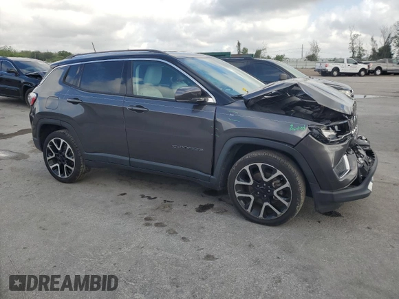 2018 Jeep Compass Limited with VIN 3C4NJCCB7JT259669, listed as a Copart auction lot 51305645 with 97,817 mi miles and Salvage Title. Bid and sale history available at carsss.com. Image 4.