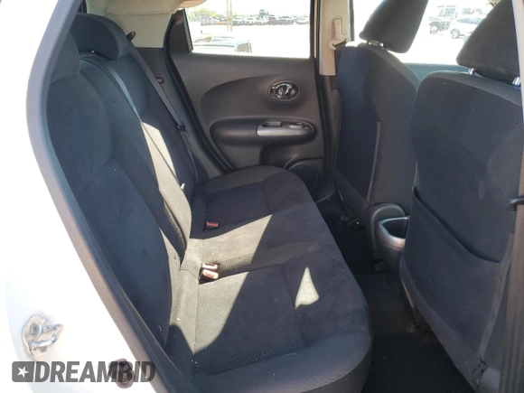 2015 Nissan Juke SV with VIN JN8AF5MVXFT563820, listed as a Copart auction lot 56434305 with 103,265 mi miles and Salvage title. Bid and sale history available at DreamBid. Image 10.