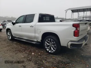 2019 Chevrolet Silverado 1500 High Country with VIN 3GCUYHEL7KG291171, listed as a Copart auction lot 44822445 with 0 mi miles and Salvage Title. Bid and sale history available at carsss.com. Image 2.
