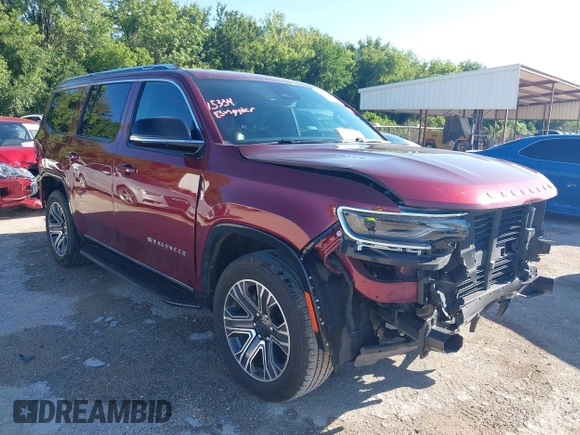 2024 Jeep Wagoneer Series II with VIN 1C4SJUBP2RS177139, listed as a IAAI auction lot 42224164 with 31,229 mi miles and . Bid and sale history available at DreamBid. Image 1.