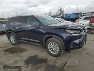 2024 Toyota Grand Highlander XLE with VIN 5TDAAAA52RS002327, listed as a Copart auction lot 53484595 with 56,265 mi miles and Salvage Title. Bid and sale history available at carsss.com. Image 4.