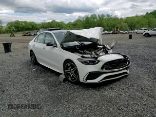 2022 Mercedes-Benz C 300 with VIN W1KAF4HB2NR050861, listed as a Copart auction lot 54904865 with Not provided miles and Salvage title. Bid and sale history available at DreamBid. Image 13.