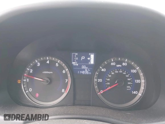 2016 Hyundai Accent SE with VIN KMHCT5AE6GU278170, listed as a IAAI auction lot 42148771 with 114,836 mi miles. Bid and sale history available at carsss.com. Image 7.