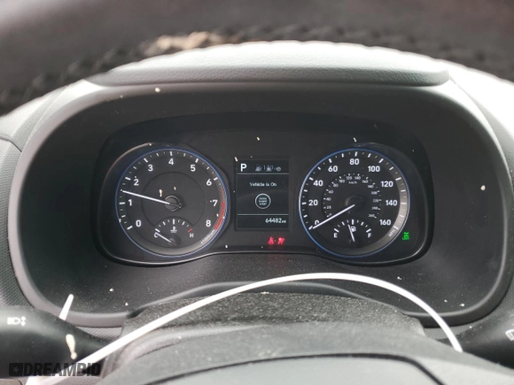 2019 Hyundai Kona SEL with VIN KM8K2CAA7KU352673, listed as a Copart auction lot 46595165 with 64,482 mi miles and Salvage Title. Bid and sale history available at carsss.com. Image 9.
