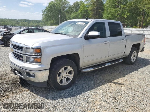 2015 Chevrolet Silverado 1500 LT with VIN 3GCUKREC4FG235301, listed as a Copart auction lot 51747915 with 179,033 mi miles and Salvage Title. Bid and sale history available at DreamBid. Image 1.