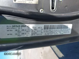 2013 Jeep Patriot Latitude with VIN 1C4NJPFB7DD254744, listed as a IAAI auction lot 40540820 with 129,465 mi miles and . Bid and sale history available at carsss.com. Image 9.