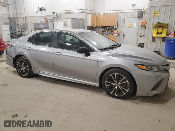 2019 Toyota Camry LE with VIN 4T1B11HK1KU227058, listed as a Copart auction lot 51225445 with 183,115 mi miles and Salvage Title. Bid and sale history available at carsss.com. Image 4.