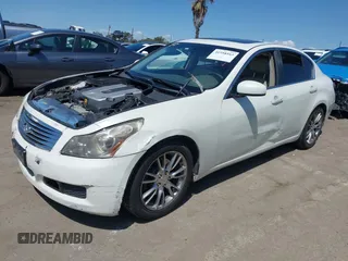 2008 Infiniti G35 Sedan Journey with VIN JNKBV61E58M202410, listed as a IAAI auction lot 41958165 with 247,165 mi miles. Bid and sale history available at carsss.com. Image 2.